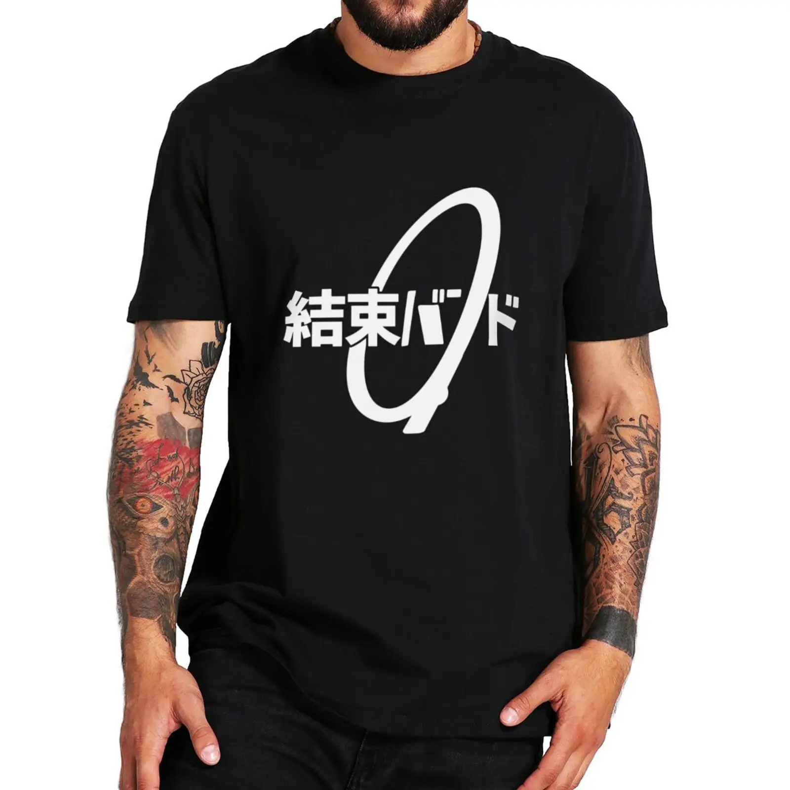 

Kessoku Band Bocchi The Rock T Shirt Popular Anime Manga Fans Gift Tee Tops Casual 100% Cotton Unisex O-neck T-shirt EU Size