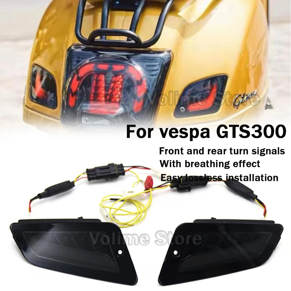 Led Rear Turn Signal Light For Vespa Gts 300/gtv6 Motorcycle Light