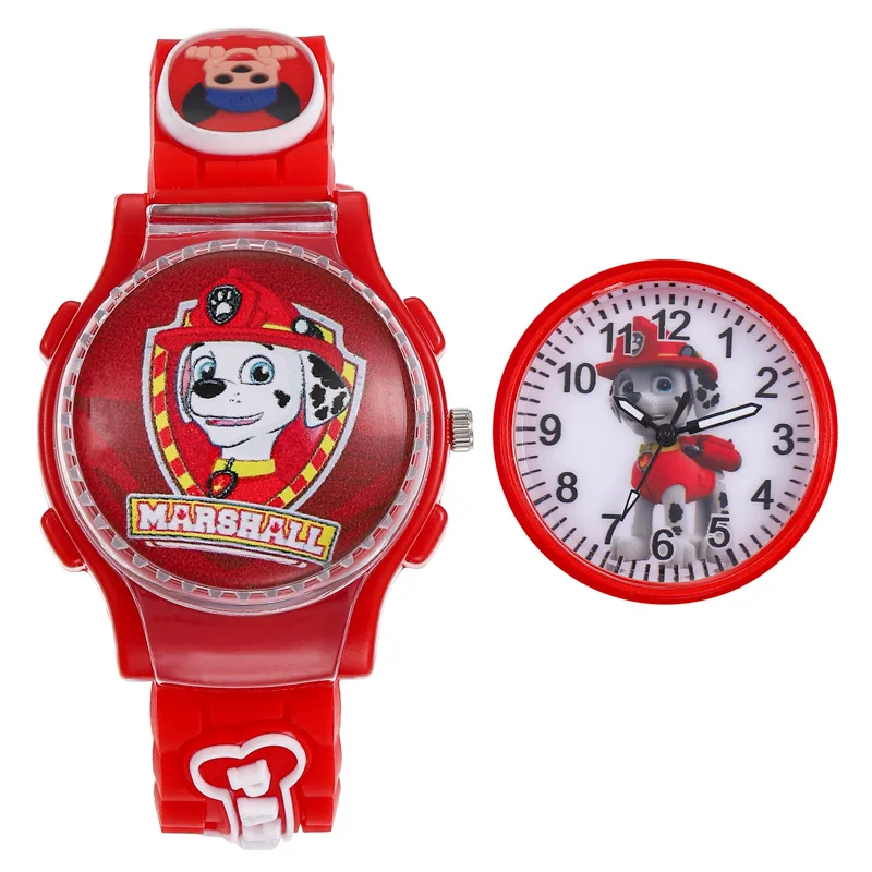 Reloj electrónico de la patrulla canina para niños, relojes digitales  impermeables, figura de dibujos animados, Skye, Chase, Marshall, Everest -  AliExpress