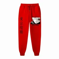 2024 Autumn and Winter Men's Jogging Pants Tokyo Ghoul Anime Print Versatile Casual Pants Comfortable Fleece Sweatpants S-3XL 1