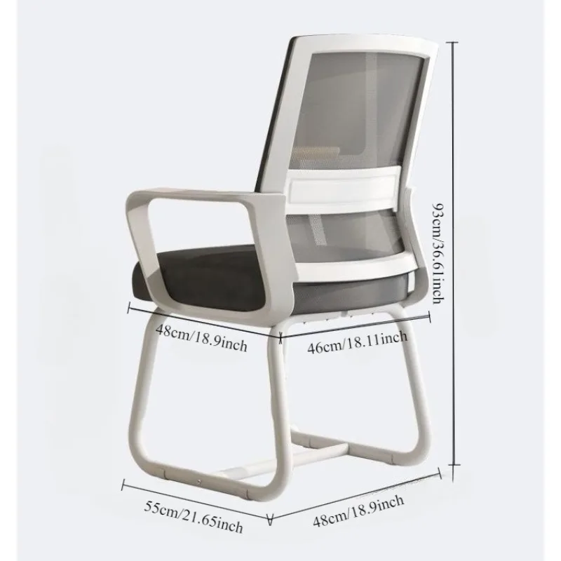 כיסא מחשב משרדי מושב נוח לדורמיטוריום, אוניברסיטה, סטודנטים, כיסא אחורי ללימודים, שולחן ביתי, סיטונאות