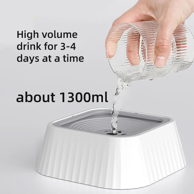 1 Piece of Spill-Proof Water Bowl for Pets - Designed for Cats and Dogs with Non-Slip Base and Floating Feature 5