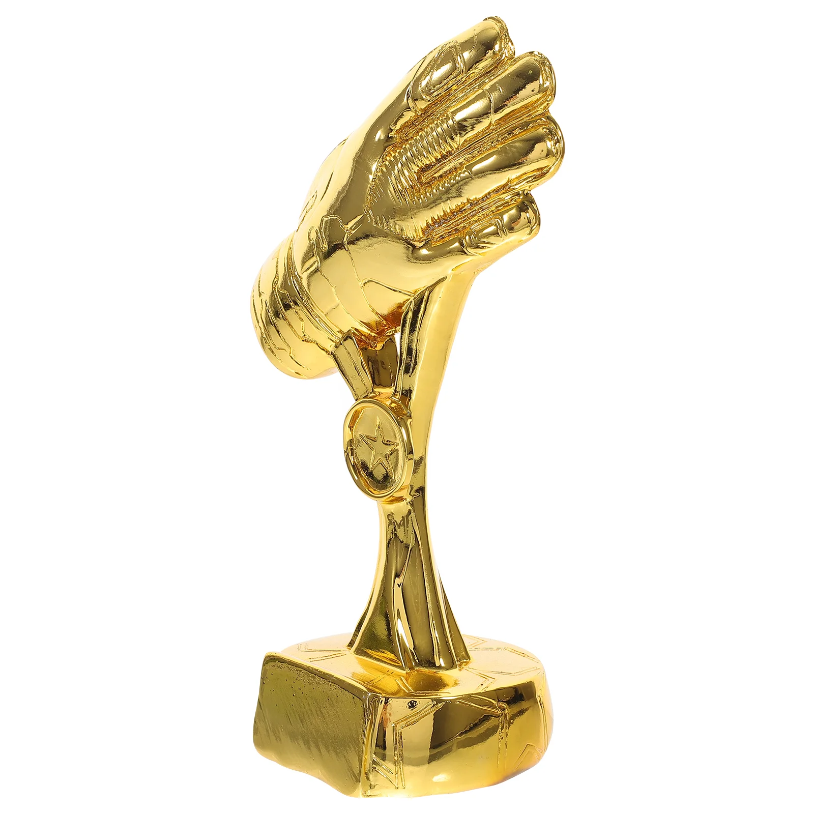 

The Gift Cup Soccer Trophy Model Resin Football Match Award Cup Goalkeeper Award Trophy Ornament Souvenirs