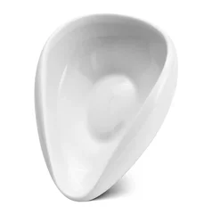 Ceramic Coffee Bean Dosing and Spray Set (White Bean plate)