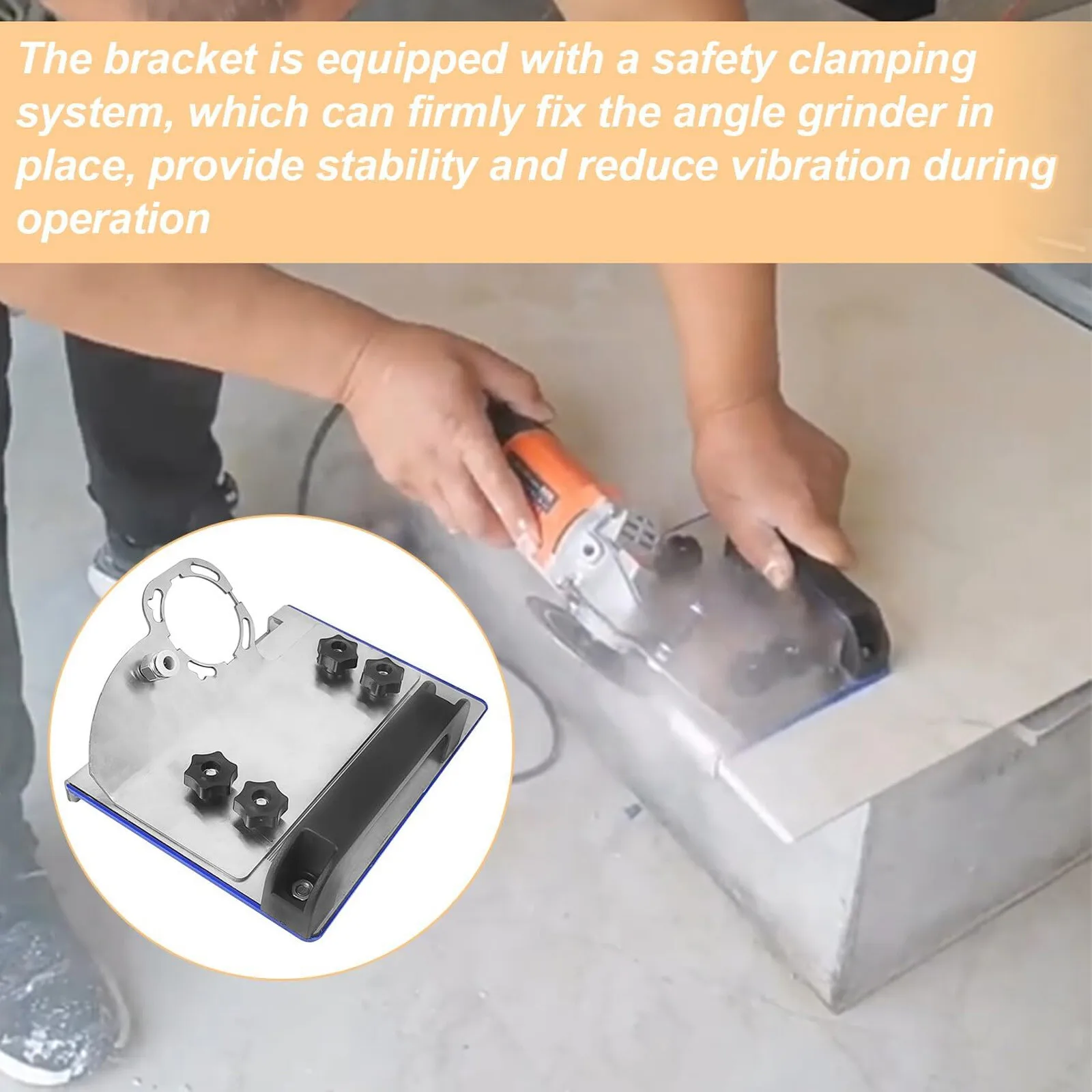 Angle Grinder Stand for Tile 45° Chamfer Cutting Ceramic Stone Chamfering Tool - 2