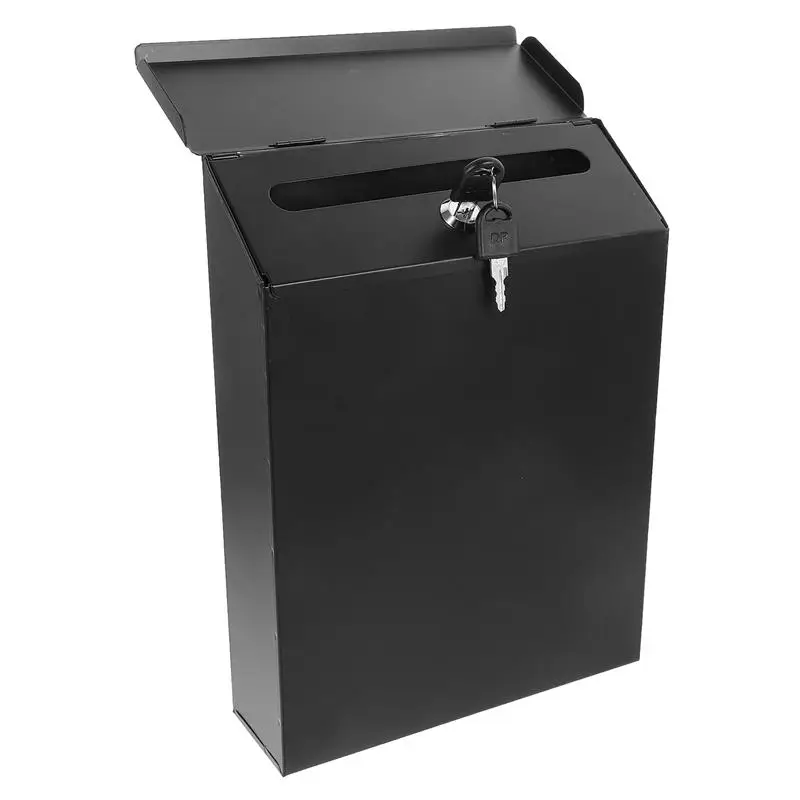 Wall Mounted Mailbox Modern Newspaper Holder Box Letter Mail Post Box Hanging Mailbox Letter Box Outdoor