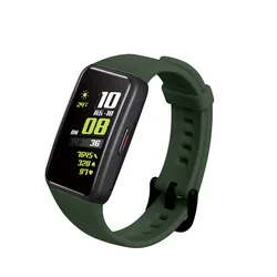 Silicone Wristband Replacement Strap - Elegant Watchband Bracelet (Dark green)