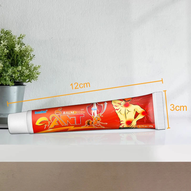 20g Ant Poison Pain Relief Cream Relieve Muscle Soreness Cervical Spondylosis Lumbar Muscle Strain Joint Pain Treat Ointment