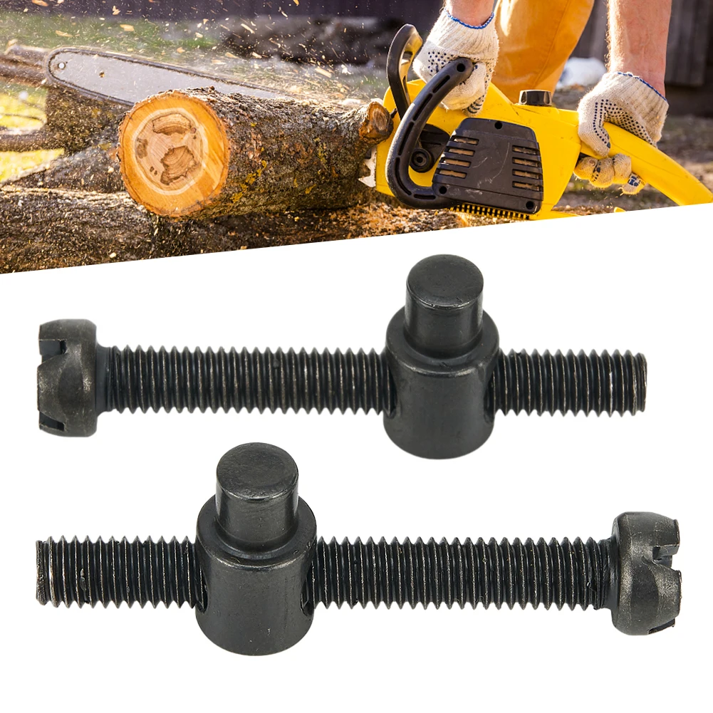2 stücke Bar Kette Teller Spanner Schrauben Metall Für 405 5016 Kettensäge Gras Trimmer Garten Rasenmäher Power Werkzeuge Zubehör