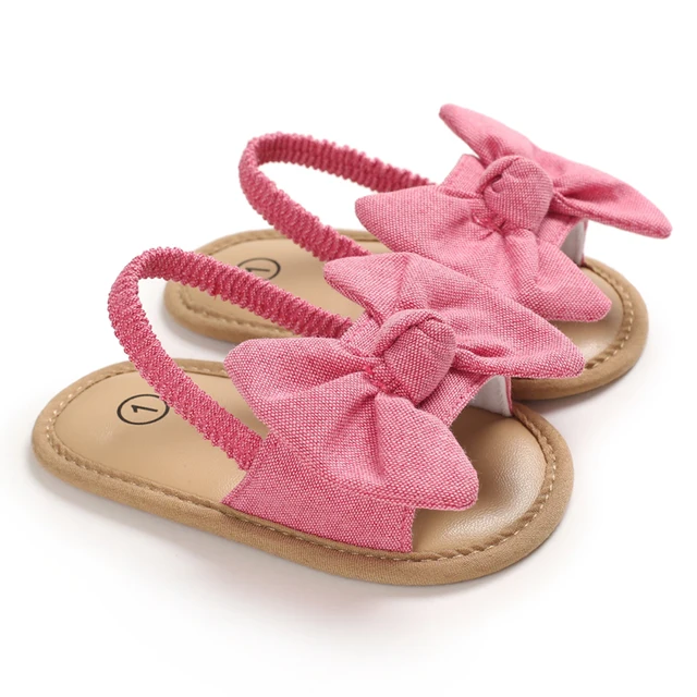 Summer Infant Baby Girls Sandals Cute Toddler Shoes Big Bow Princess Casual Single Shoes Baby Girls Shoes A3