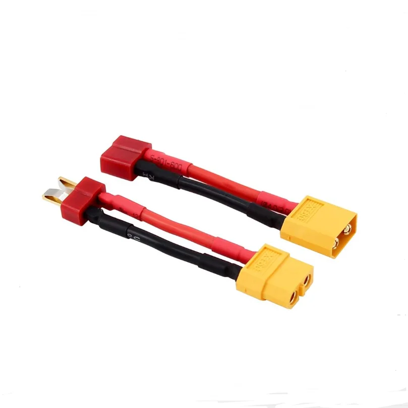 2 Stück XT60 Stecker-Buchse auf Deans Mini Tamiya XT30 EC3 MPX Tamiya Stecker-Buchse Adapter mit 14AWG 4cm Kabel für RC-Akkus – Detail 14