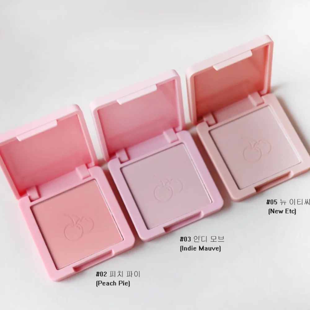 

Korea Kirsh Blending Cherry Monochrome Powder Blusher Matte Genki Long-lasting Brightening Waterproof Cheek Tint Makeup Cosmetic