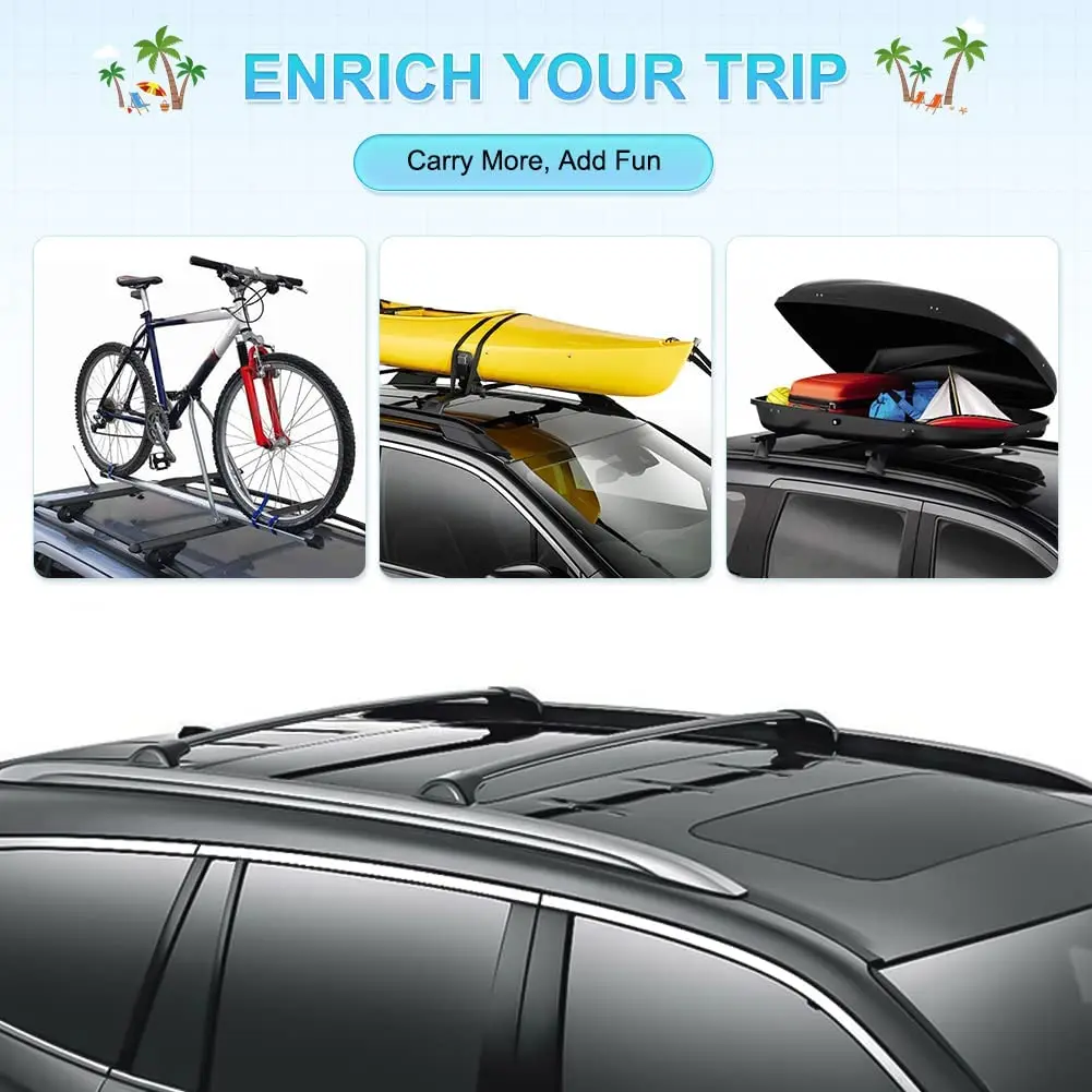 Aluminum Alloy Luggage Roof Rack For Honda Pilot 2022 2021