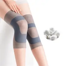 

Useful Knee Pad Non-slip Flexible Women Knitted Knee Compression Support Knee Support Sleeve Knee Protector 1Pair