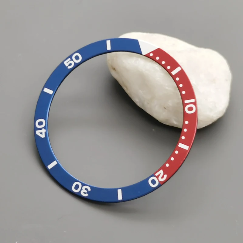 Aluminium Fashion Flat Watch Bezel Insert
