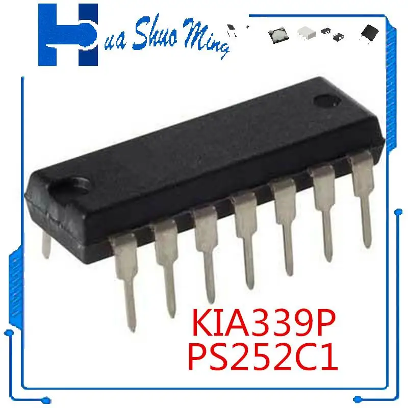 

10Pcs/Lot PS252C1 KIA339P DIP-14