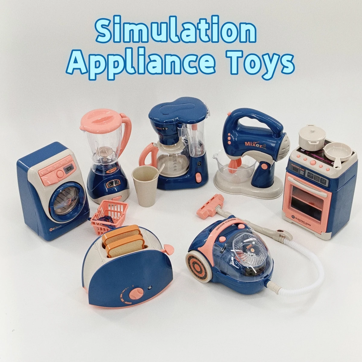 Kids Kitchen Appliances Toys Juice Machines Coffee Machines Pretend Toys Simulate Toasters Early Childhood Education Kids Gift