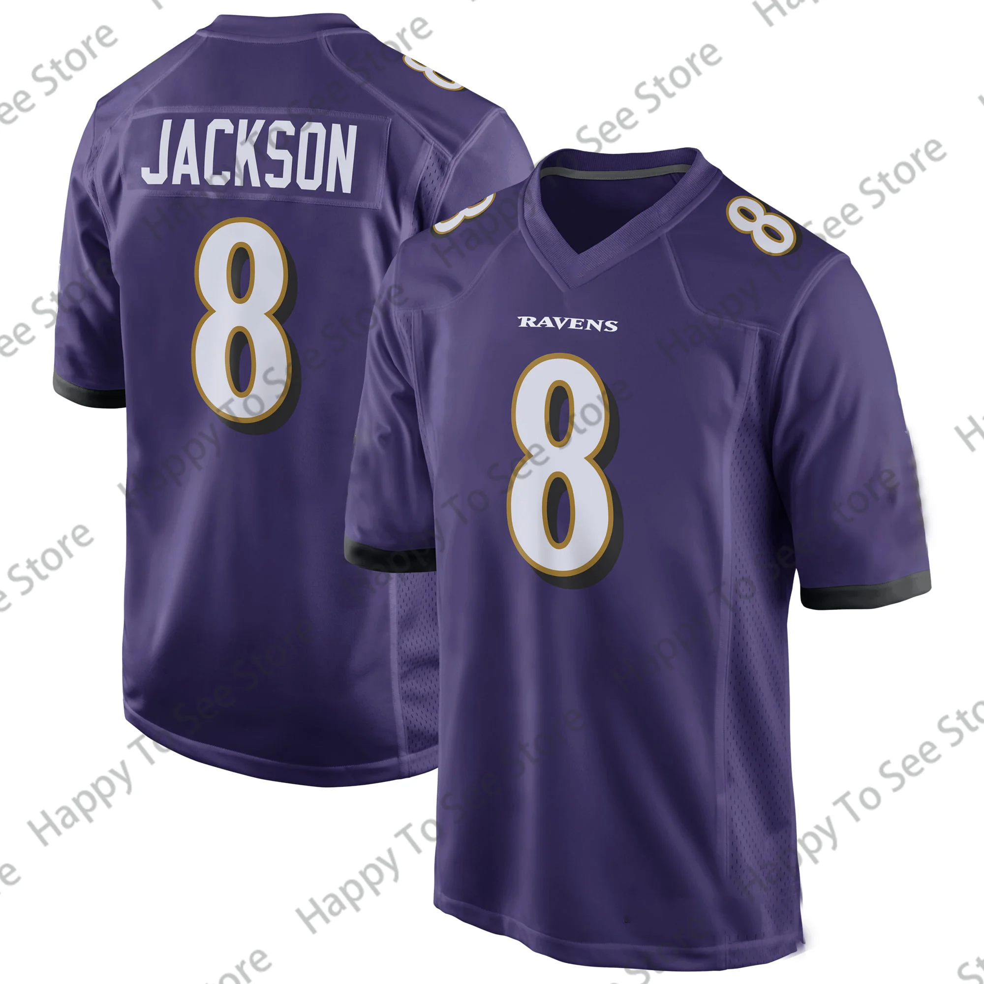 Men T Shirts Children Tops Mens Baltimore Ravens Lamar Jackson Jersey Adults And Children Short Sleeve Loose Outdoor Bodybuilding Motion Jersey Train Tops