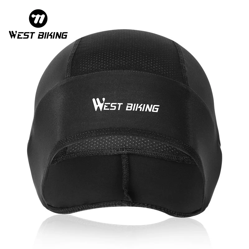 WEST BIKING Summer Cycling Skull Caps Anti-UV Bike Hat Helmet Liner Men Women Outdoor Running Skiing Motorcycle Bicycle Caps cycling headwear