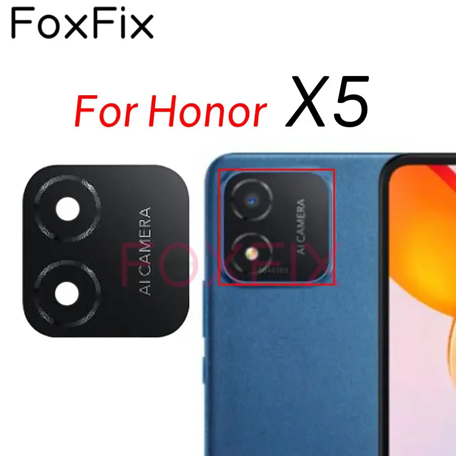 Objectif Arrière Appareil Photo Pour Huawei Honor X8 4G - Verre De Remplacement Neuf