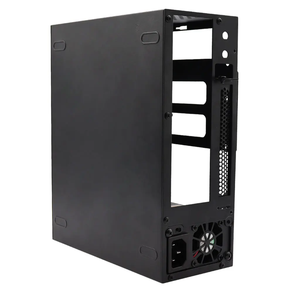 HTPC Computer Case Mini ITX Gaming PC Chassis Desktop Chassis USB3.0 Computer Case Home Black and Silver pc case pc chassis computer chassis frame mini itx desktop case