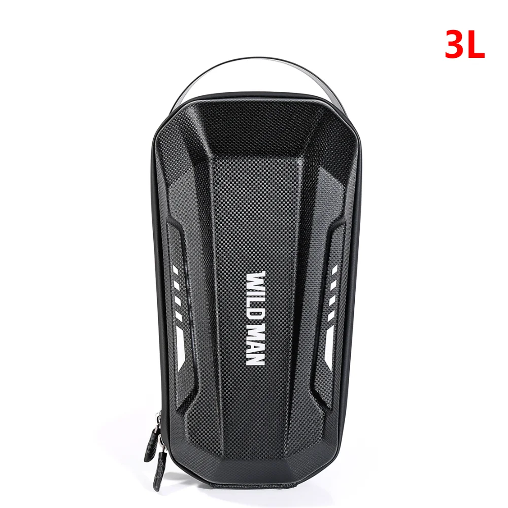 Electric Scooter Front Bag, 2-5L Capacity, EVA Hard Shell Handlebar Hanging Storage Bag