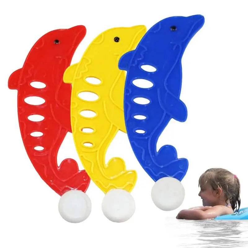 

Pool Diving Toys Water Toys Underwater Pool Toy 3 Pcs Dolphin Swim Toys Diving Toys Set For Sinking Swimming Play Boys Girls