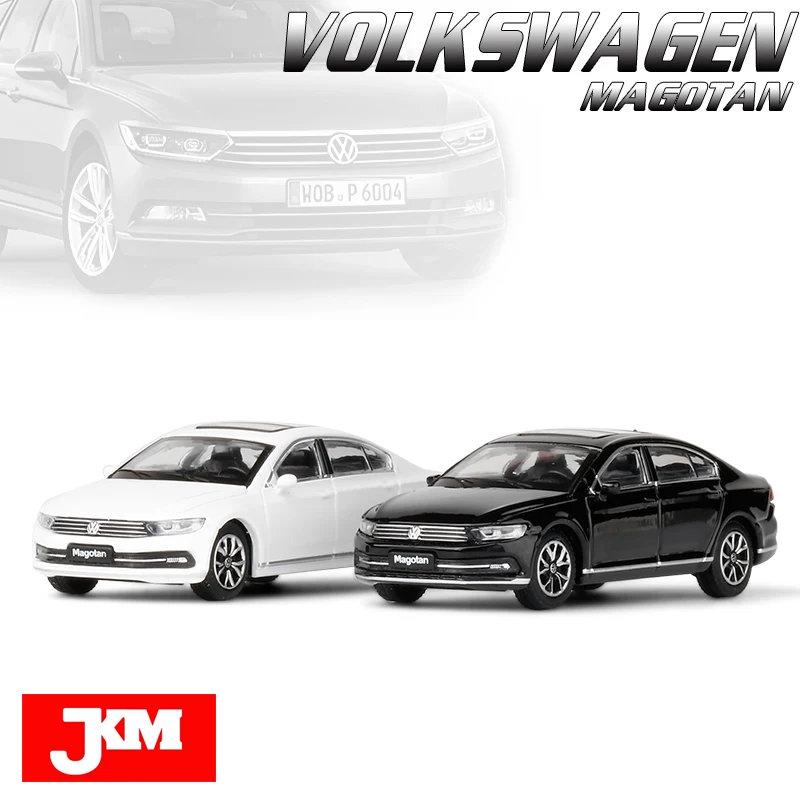 

JKM 1/64 Volkswagen Magotan 2016 Alloy Collect Car Diecast Model Shock Absorption Toy Friends Gifts Brinquedos Kids Toys Boys