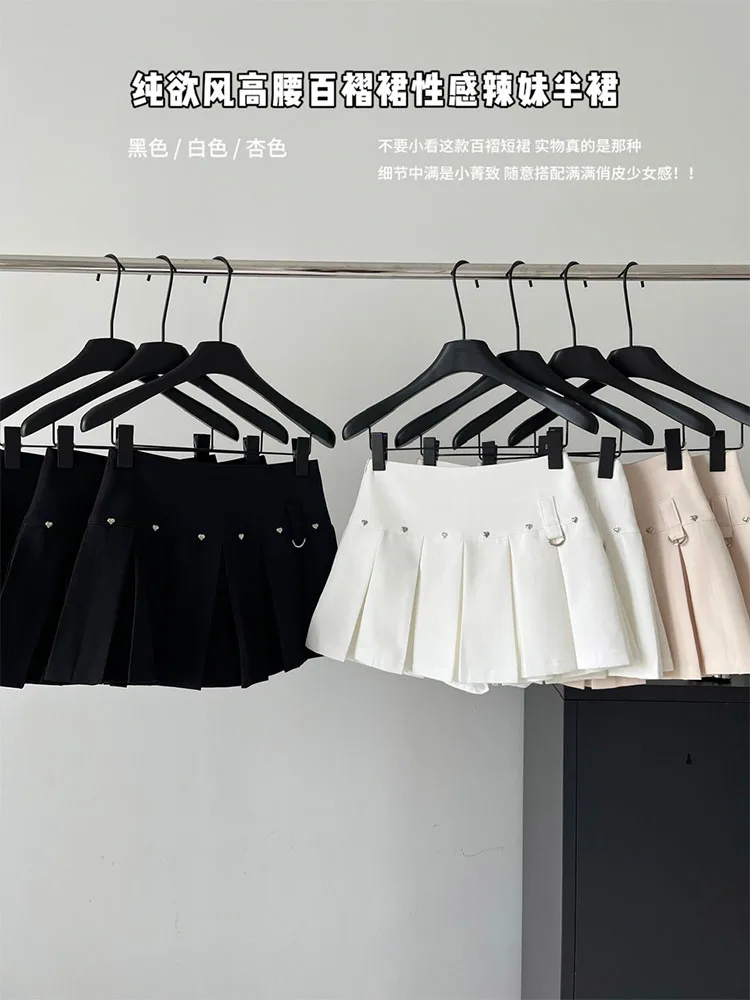 

Новый дизайн, модная женская юбка трапециевидной формы с заклепками, шикарная уличная одежда Gyaru, Клубная одежда в стиле 1920-х, весна-лето