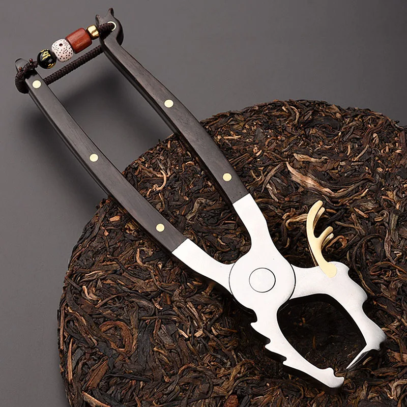 Tea tongs 304 stainless steel Pu'er tea knife manual special tea brick cake prying knife opener accessories