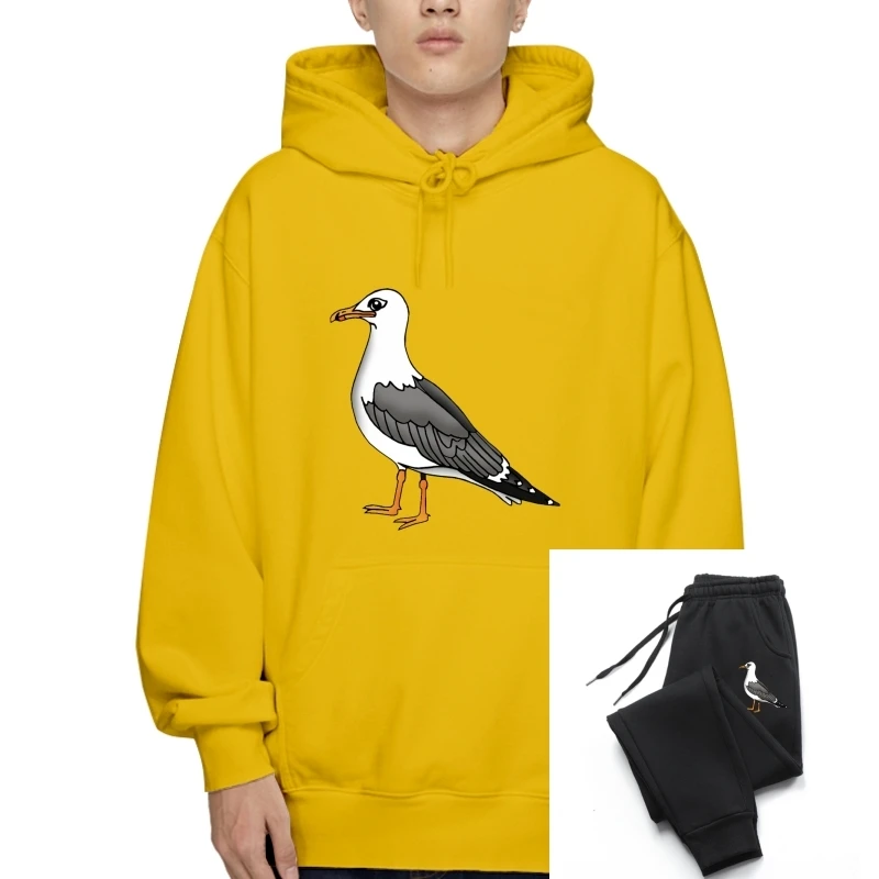 

Seagull New Summer Style 2020 Fashion Men Casual Hoodiess Warm Printing Novelty Pullovers