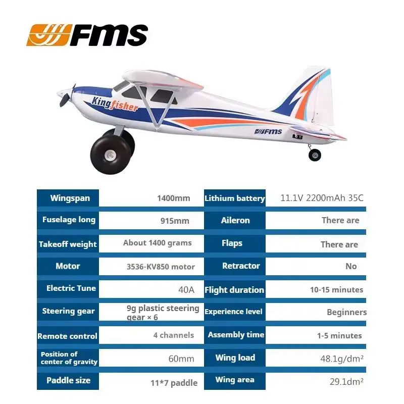 Remote Control Seaplane Model Airplane for Beginners