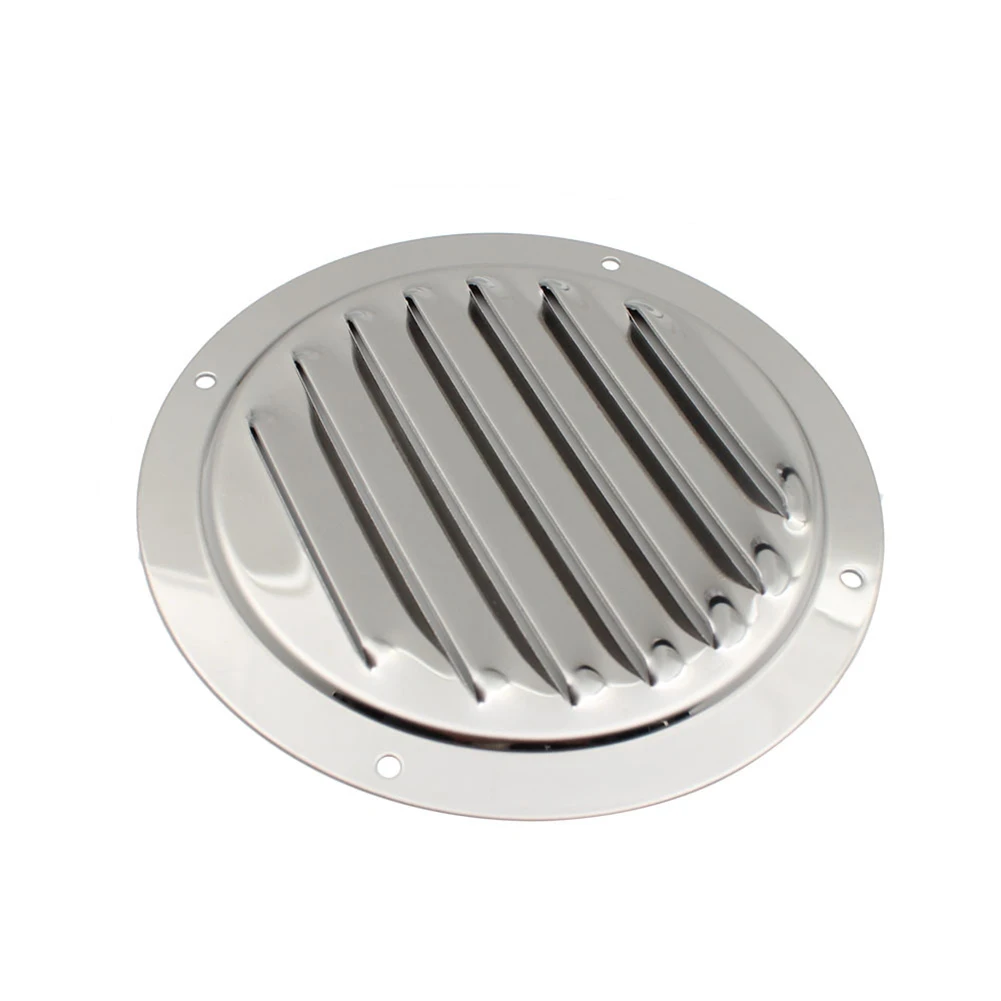 

1PC Marine Grade Stainless Steel 316 Boat Marine Round Air Vent Louver Vent Grille Ventilation Louvered Ventilator Grill Cover
