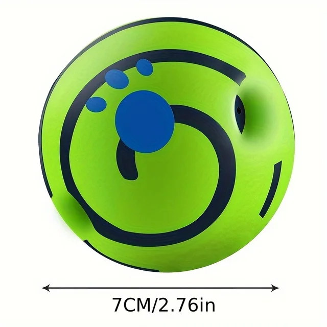 Squeaky Giggle Wobble Ball - Durable, Interactive Chew Toy for All Dog Breeds with Entertaining Sounds 4