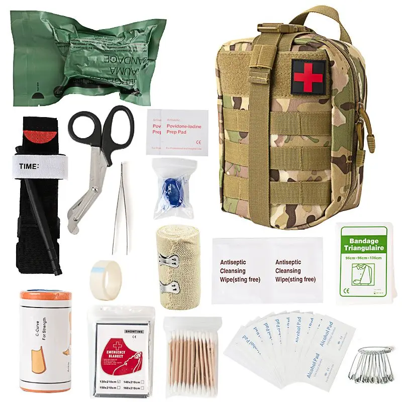 

Field Medical Kit, Outdoor First Aid Kit, Outdoor Waterproof Waist Bag, Hanging Bag, Civil Air Defense Emergency Kit