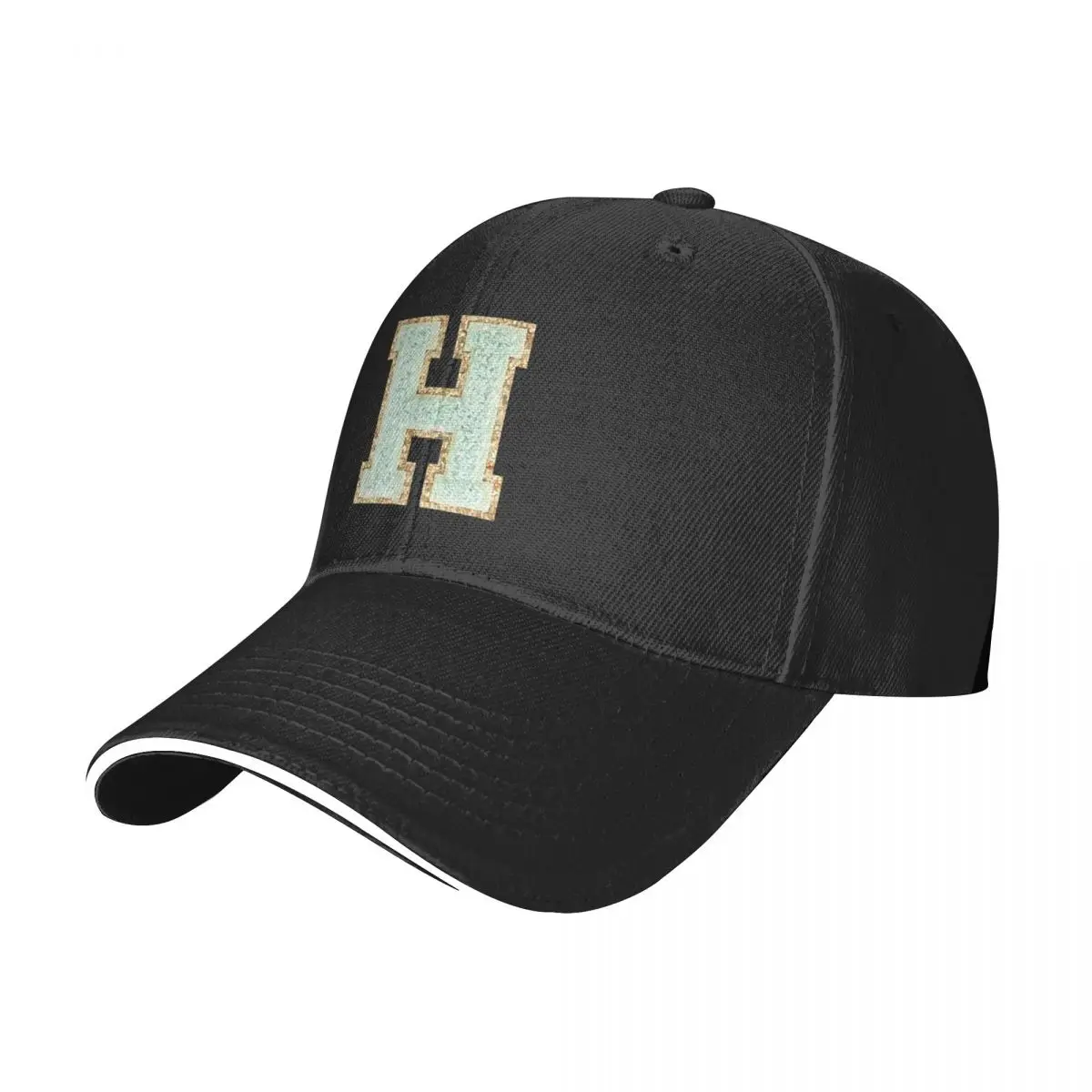 

Mint Green Letter H High Qualiy Baseball Cap For Women Casual High-end Womens Snapback Caps Hip Hop Street Tide Sunscreen Hat