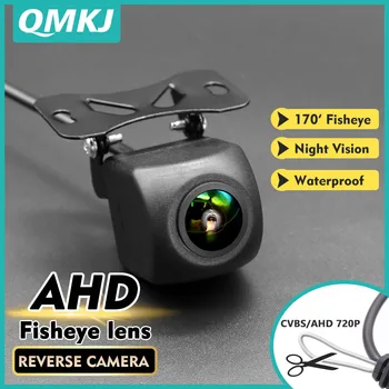 Telecamera Posteriore per Auto CVBS AHD HD, Monitor Video per Parcheggio, Impermeabile, Visione Notturna, Cavo da 6M per Autoradio Mp5