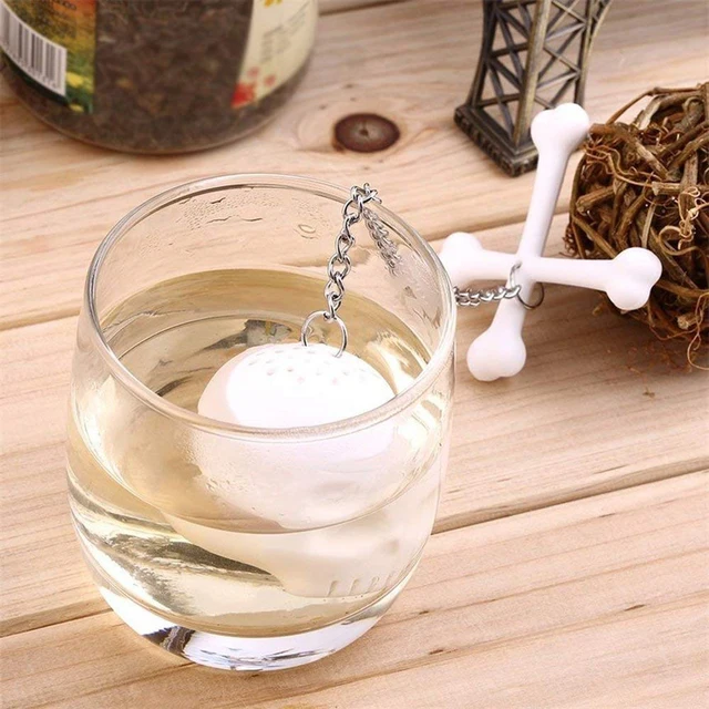 Koponya Szilikon Teás Táska Tea Infúziós Szűrő Szerszám Levél Gyógynövény Fűszerszűrő Diffúzor Sörfőző Készülék Teáskanna Konyha - Image 4