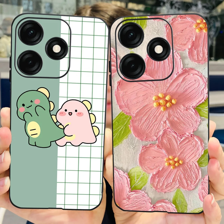 Stylish Shockproof Painted Phone Case with Soft Bumper