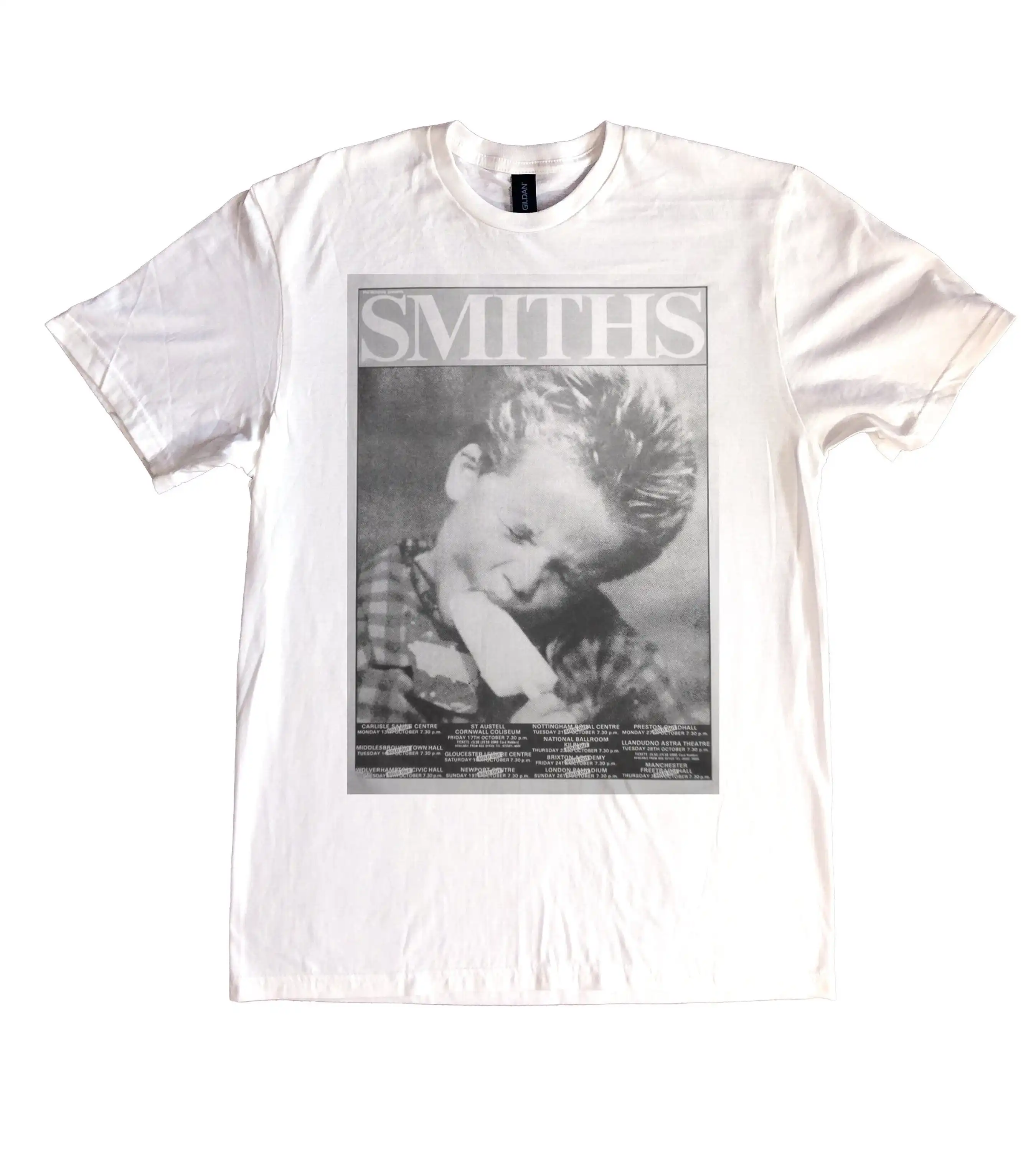 Smiths Rare Tour Art Poster Su T-Shirt 100% Cotone S-Xxxl