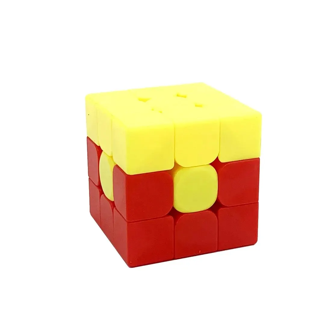 Red and yellow two-color concave-convex bag
