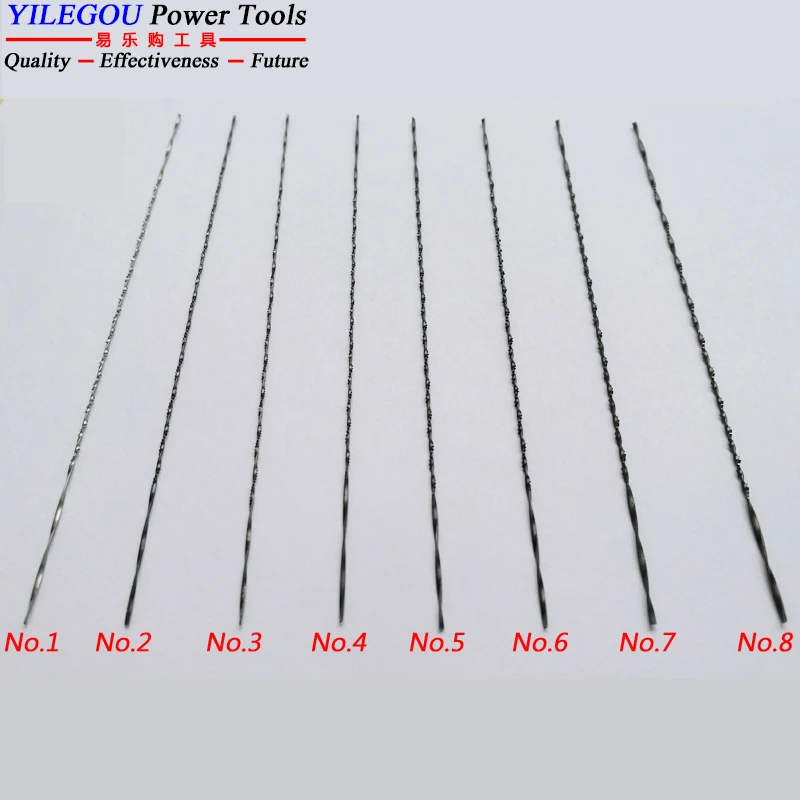 Coping Saw Blades, Mini Wire Saw Make Straight Cuts Quickly for Plastics  for Acrylics for Soft Woods for Soft Metals,Scroll Saw Blades with Spiral