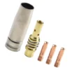 Guard Nozzle Mig Contact Tip Consumables 5PCS MIG Welding MB15 15AK Contact Tip 0.8/1.0/1.2mm Fusion Spray Code Welding Contact 1