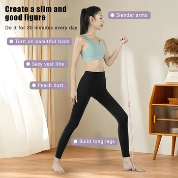 New Resistance Bands Yoga Fitness Accessories Rubber Pull Rope Training And Exercise Gym Equipment  Women Neck Exercise Stretch 4