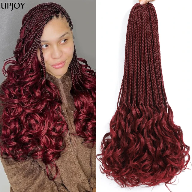 Buy 150 Strands Goddess Box Braids Crochet Hair Curly Braided