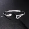 Snake Bangles for Women Men Luxury Stainless Steel Animal Snake Cuff Bracelets Adjustable Gothic Party Jewelry Gift Accessories 4
