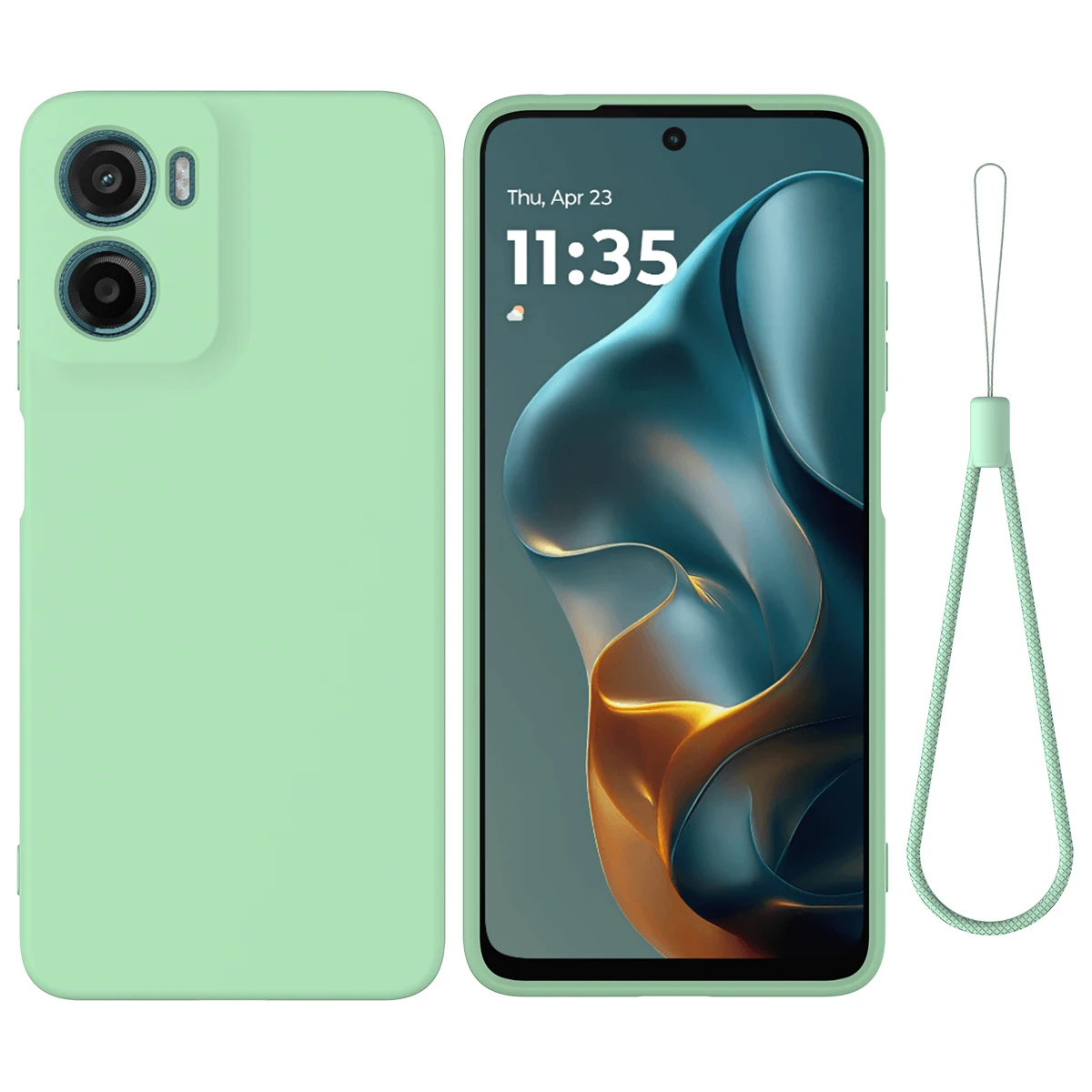 Premium Liquid Silicone Shockproof Phone Case - Elegant Protective Back Cover