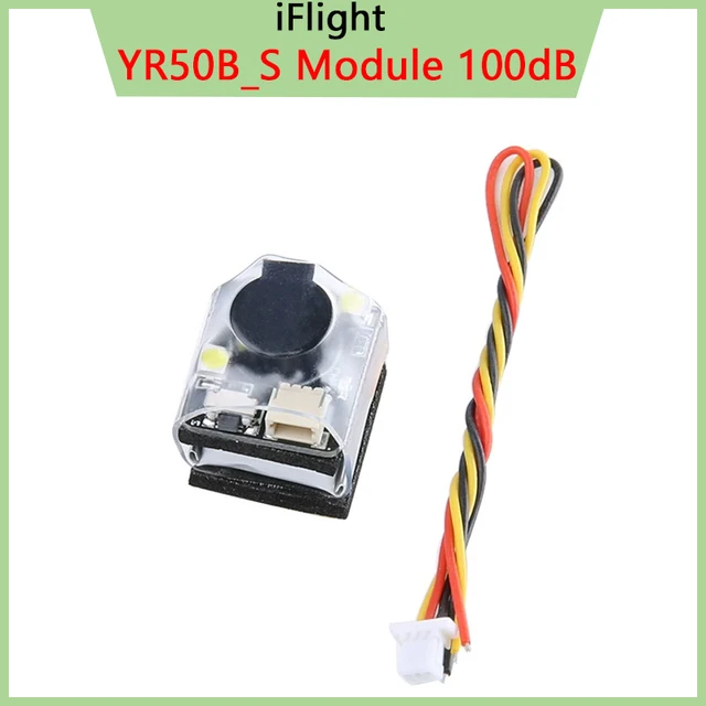 IFlight Fast Finder Buzzer YR50B_S Module 100dB BB Ring LED Light Alarm 100 Decibels Programmable BF F7 for RC FPV Quadcopter 1