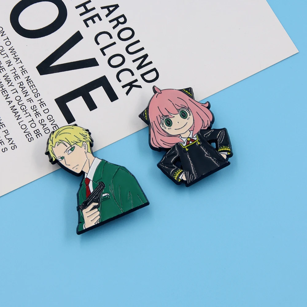 Loid Yor Spy X Family | Yor Forger Spy X Family | Metal Badge Pin Brooch -  Anime X Metal - Aliexpress