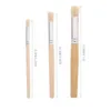 12pcs Bristle Stencil Paint Brushes Set Bristle Hair Wooden Handle Perfect for DIY Crafts Watercolor, Oil, and Acrylic Painting 2
